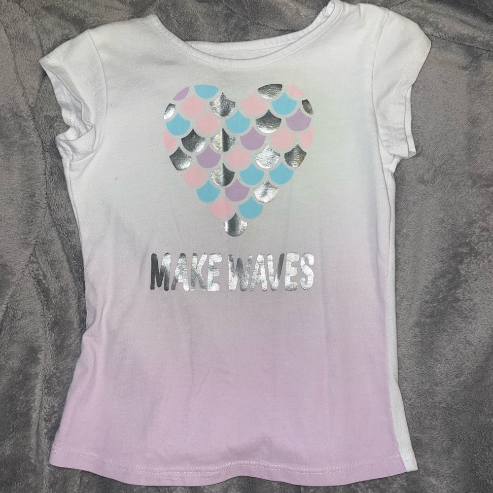 -kids 4 ombré waves shirt